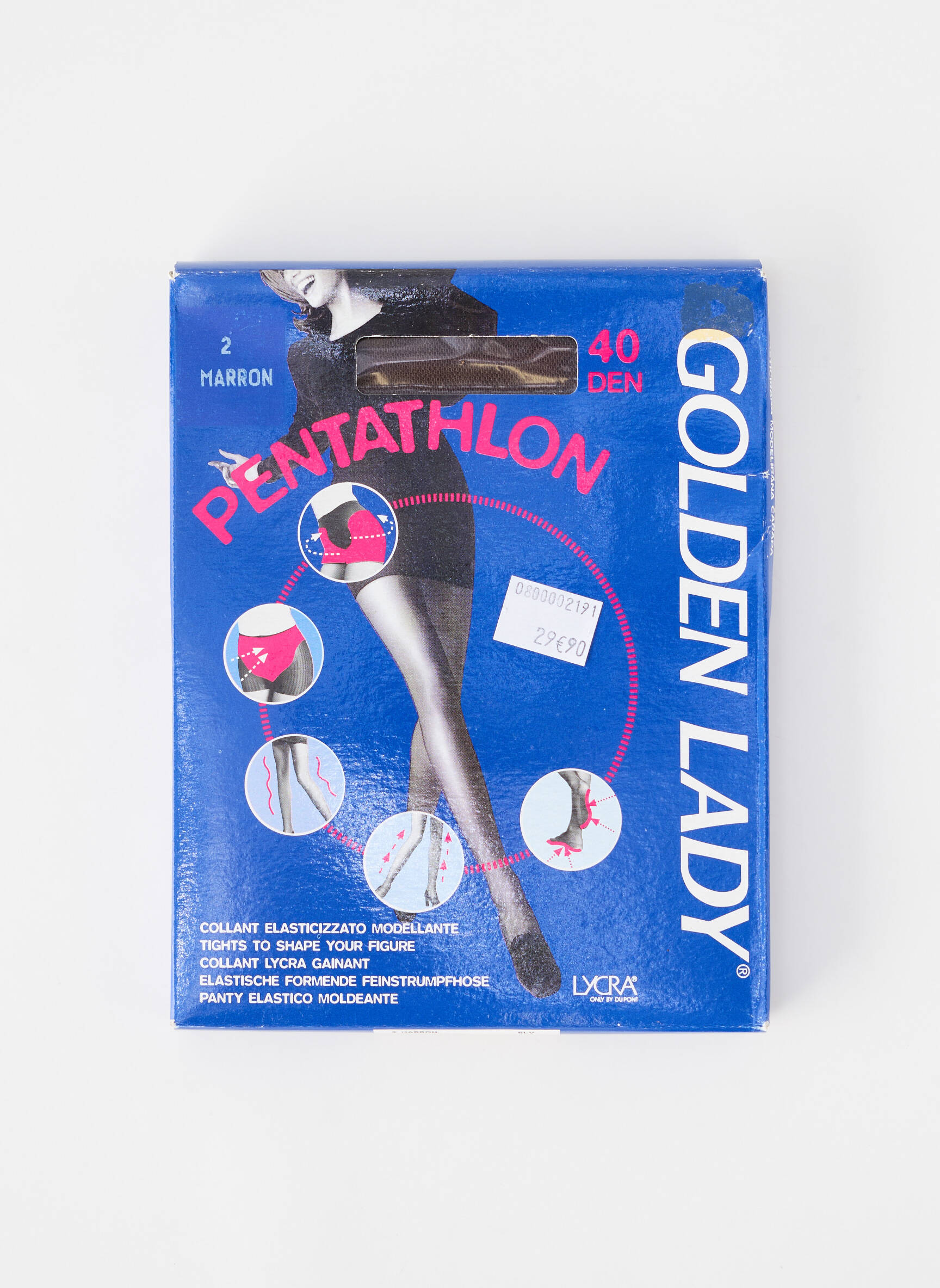 Collants stretch marron GOLDEN LADY femme