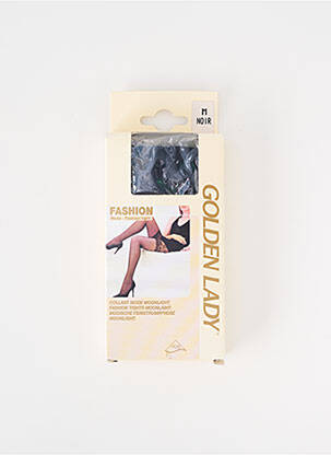 Collants stretch noir GOLDEN LADY femme