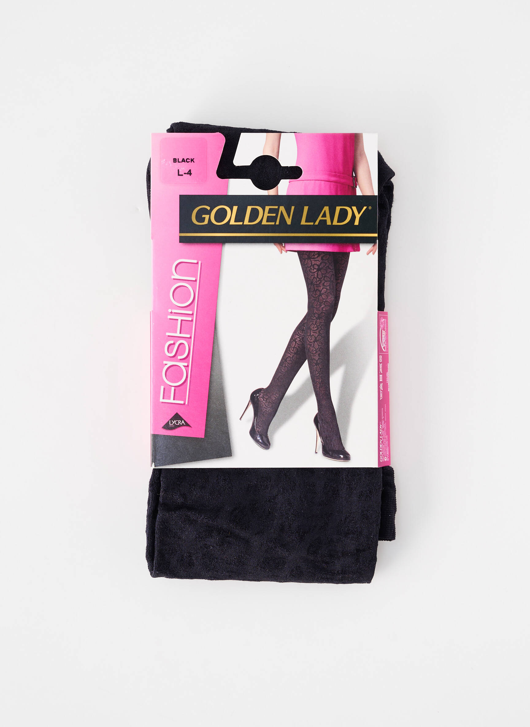 Collants stretch noir GOLDEN LADY femme