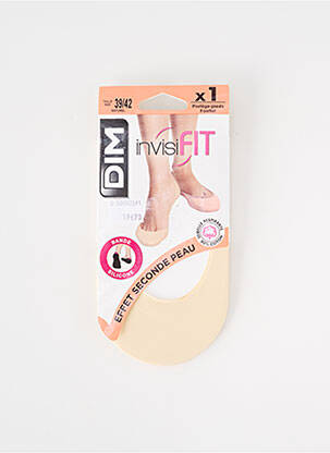 Chaussettes stretch beige DIM femme