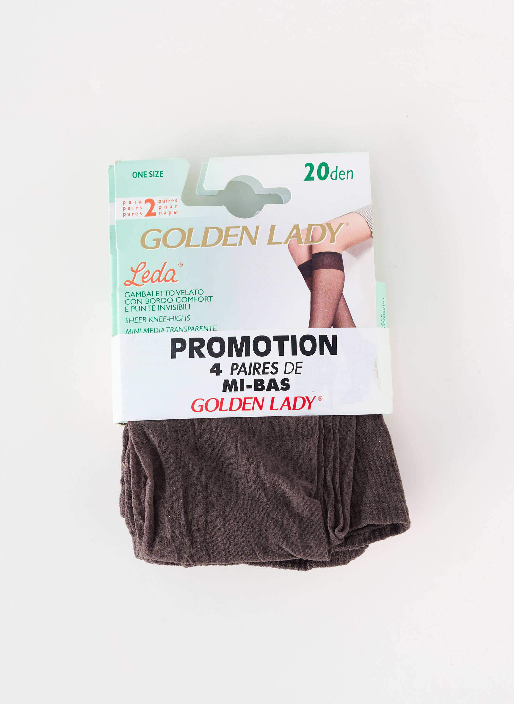 Bas stretch marron GOLDEN LADY femme