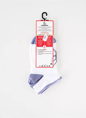 Chaussettes imprimé animal violet LABONAL fille