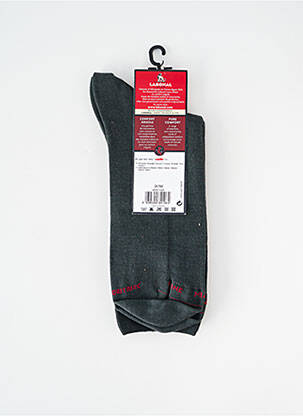 Chaussettes imprimé fantaisie vert LABONAL homme