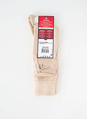 Chaussettes stretch beige LABONAL homme