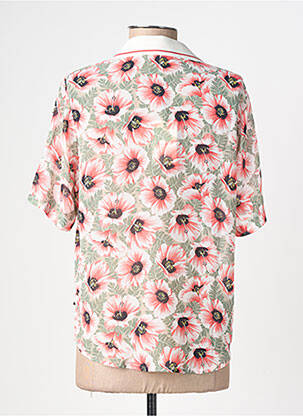 Chemisier imprimé fleurs manches courtes orange PEPE JEANS femme