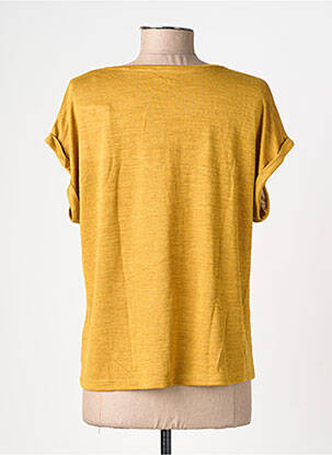 T-shirt coupe droite manches courtes jaune LPB LES PETITES BOMBES  femme
