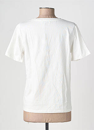 T-shirt coupe droite manches courtes blanc MOLLY BRACKEN femme
