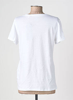 T-shirt sérigraphie floquée manches courtes blanc LEVI'S femme