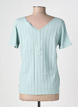 T-shirt stretch manches courtes vert TBS femme