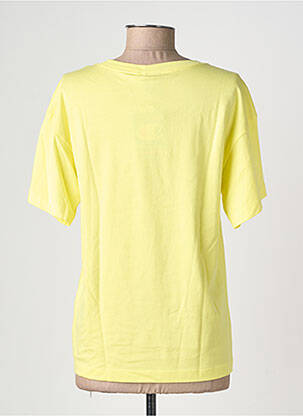 T-shirt stretch manches courtes jaune CHAMPION femme