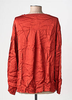Blouse manches longues manches longues orange PAKO LITTO femme