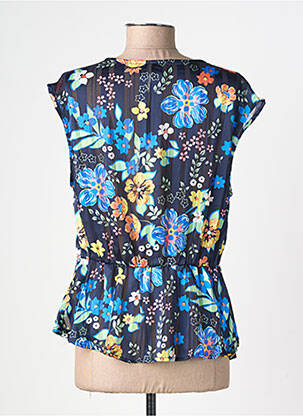 Blouse légère et transparente manches courtes bleu PEPE JEANS femme