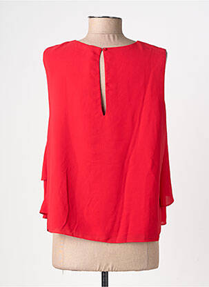 Top coupe fluide sans manche rouge PEPE JEANS femme