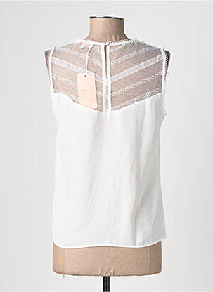 Top coupe fluide sans manche beige GRACE & MILA femme
