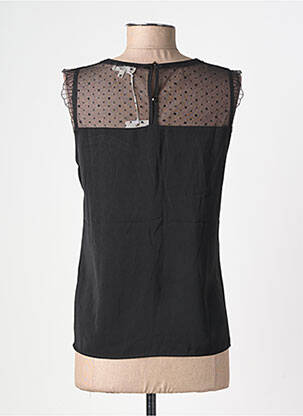 Top stretch sans manche noir GRACE & MILA femme