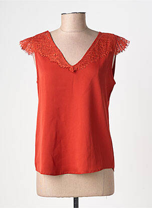 Top manches courtes manches courtes orange MOLLY BRACKEN femme