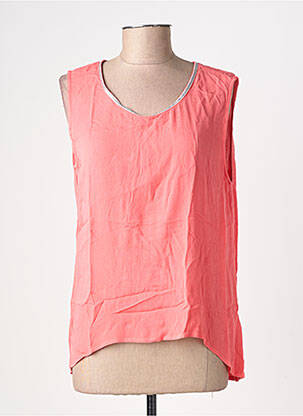 Top coupe fluide sans manche rose MOLLY BRACKEN femme