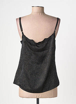 Top manches bretelles ajustables fines bretelles noir LA PETITE ETOILE femme