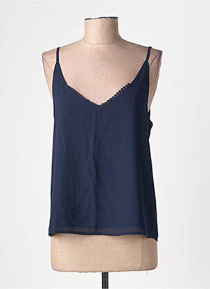 Top manches bretelles ajustables fines bretelles bleu LA PETITE ETOILE femme