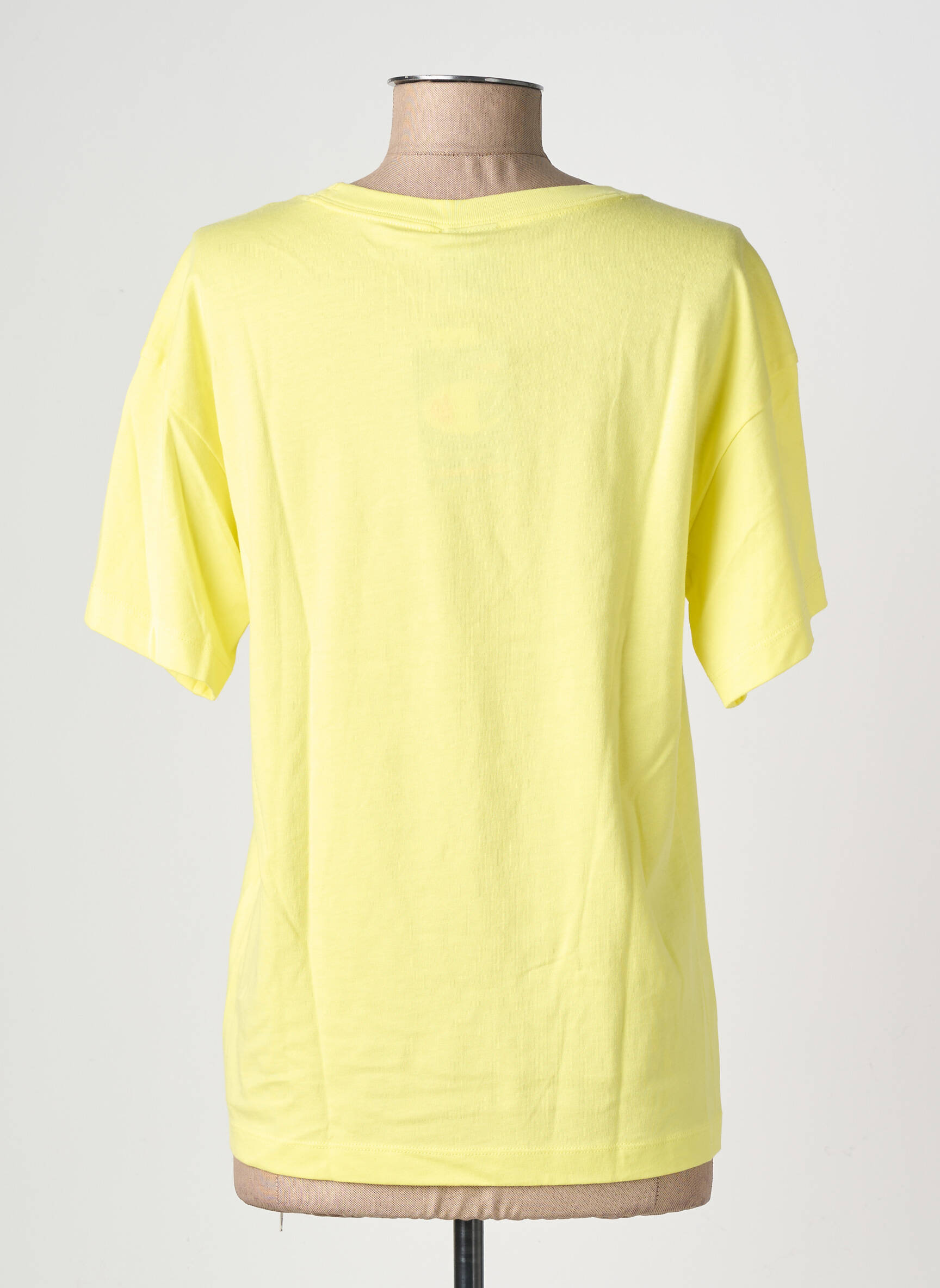 T-shirt stretch manches courtes jaune CHAMPION femme