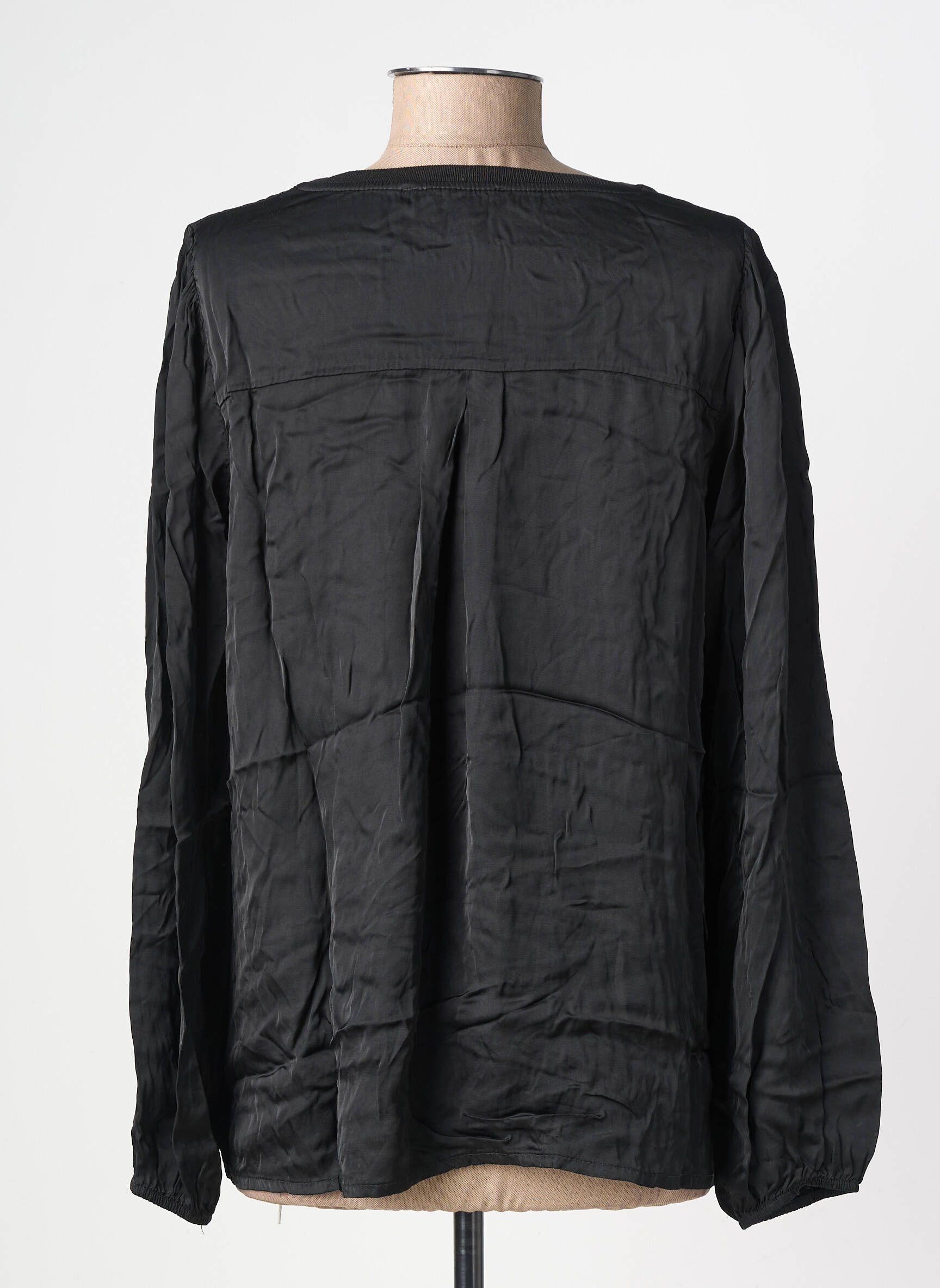 Blouse manches longues manches longues noir PAKO LITTO femme
