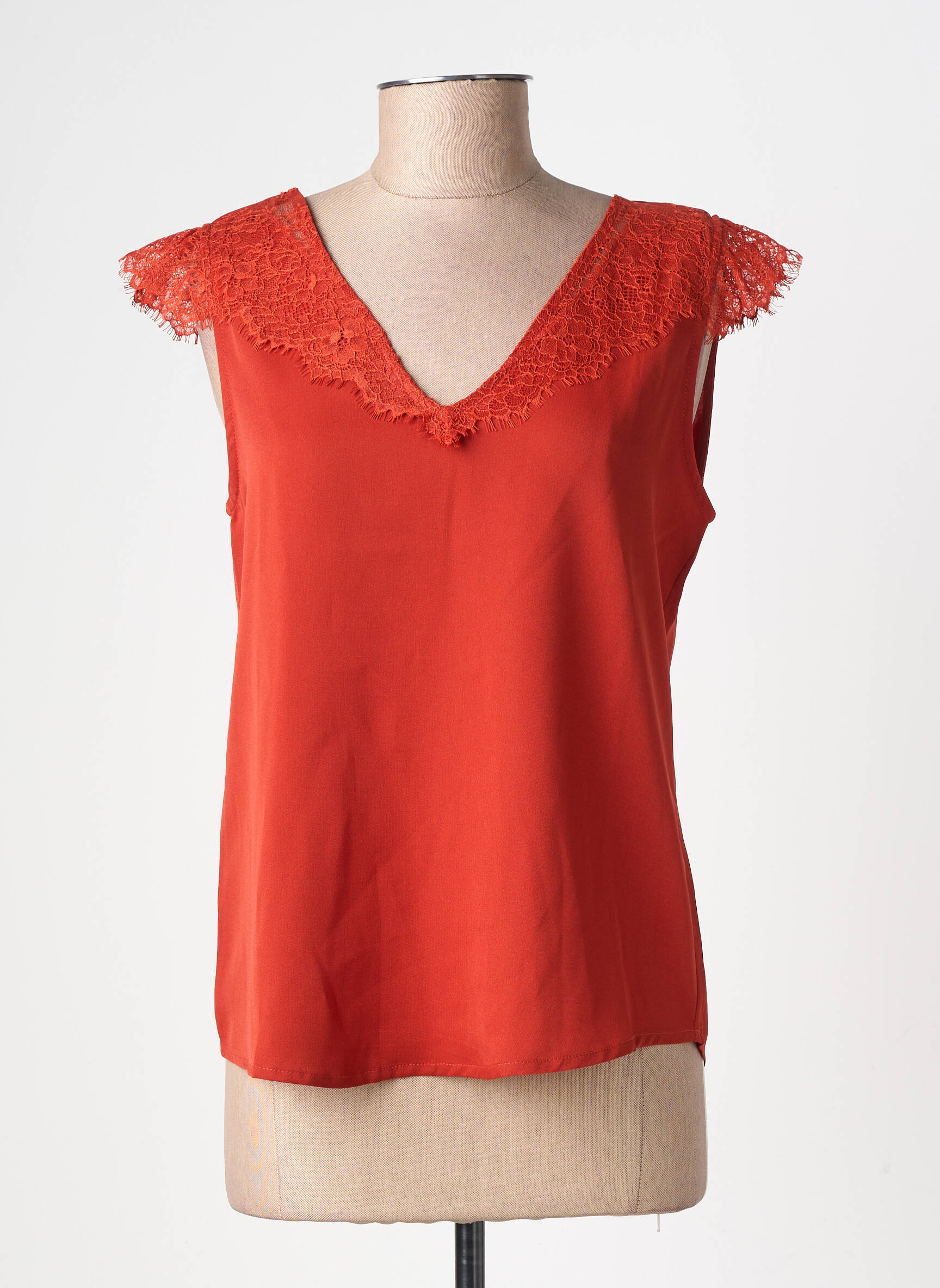 Top manches courtes manches courtes orange MOLLY BRACKEN femme