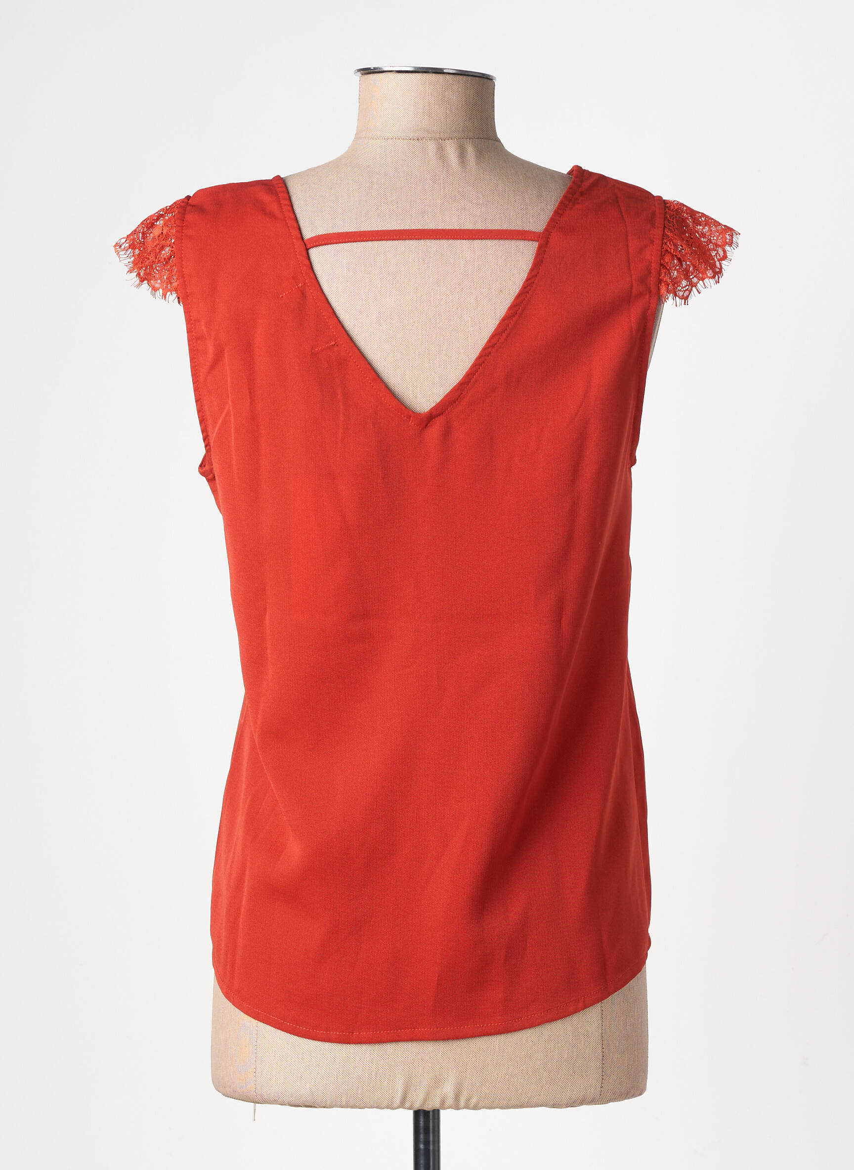 Top manches courtes manches courtes orange MOLLY BRACKEN femme