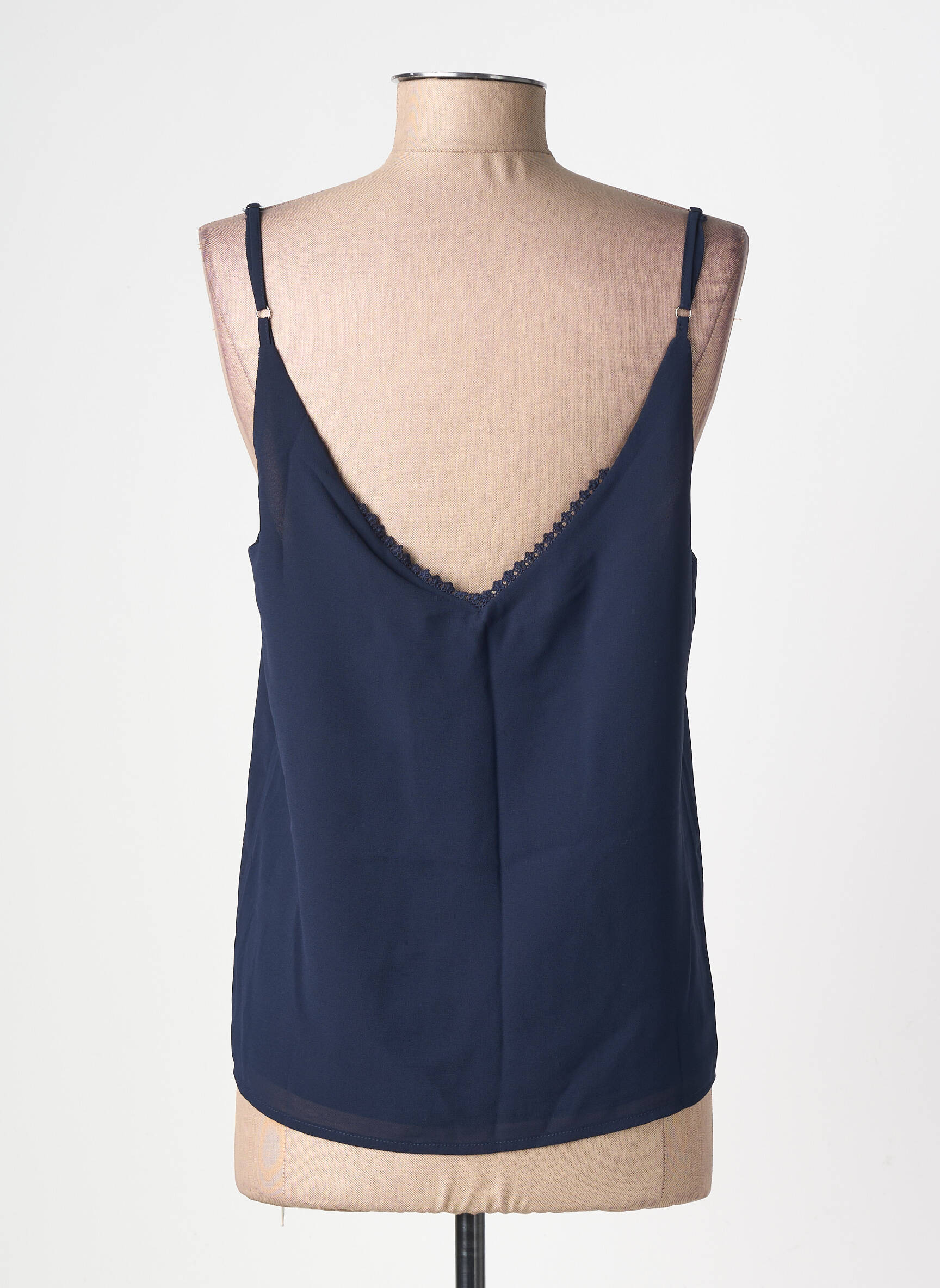 Top manches bretelles ajustables fines bretelles bleu LA PETITE ETOILE femme