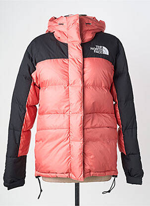 Doudoune manches longues a capuche rose THE NORTH FACE femme