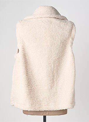 Veste casual col tailleur beige MOLLY BRACKEN femme