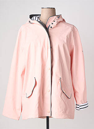 Imperméable poches a capuche rose ESPRIT DE LA MER femme