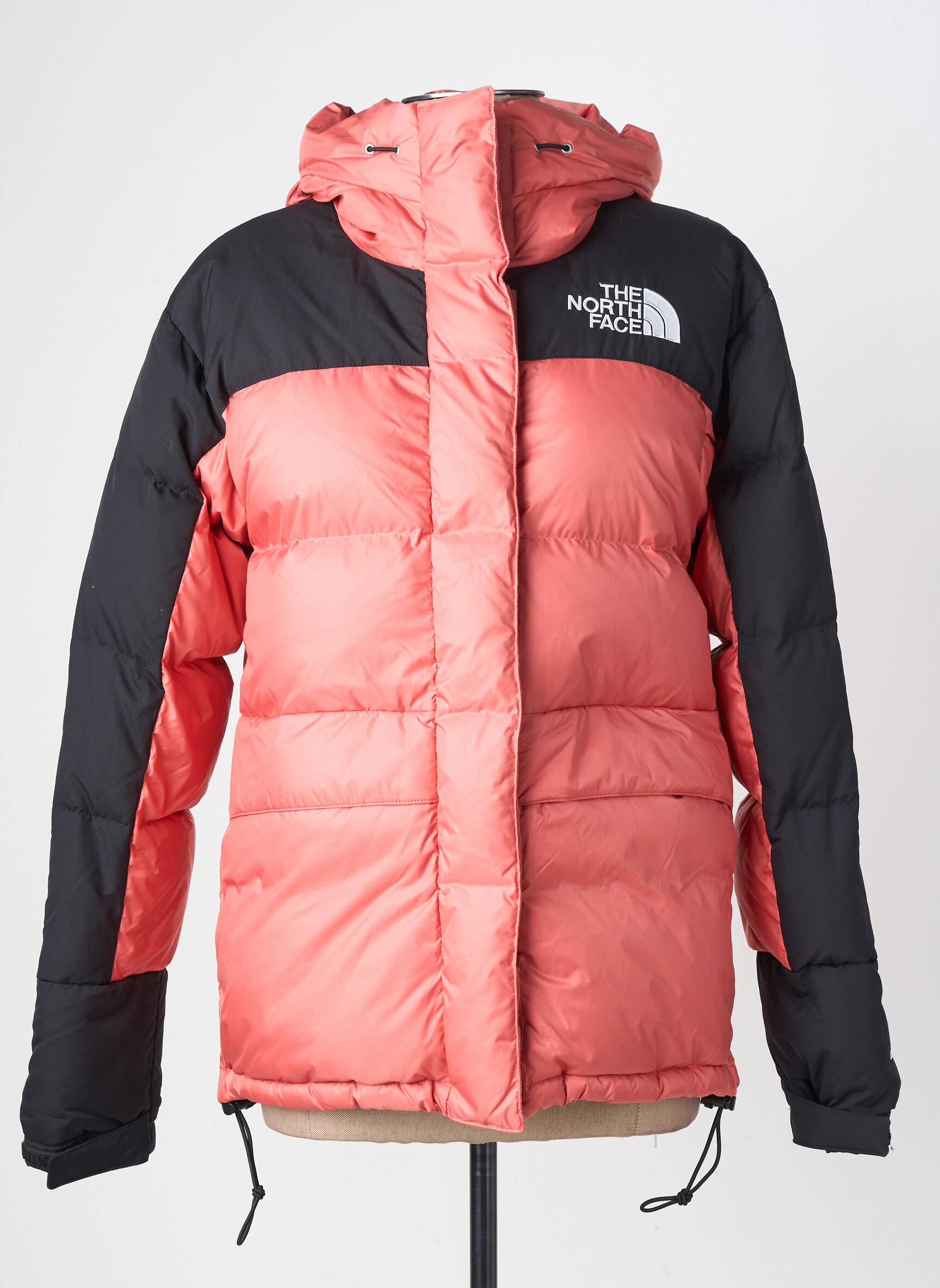 Doudoune manches longues a capuche rose THE NORTH FACE femme