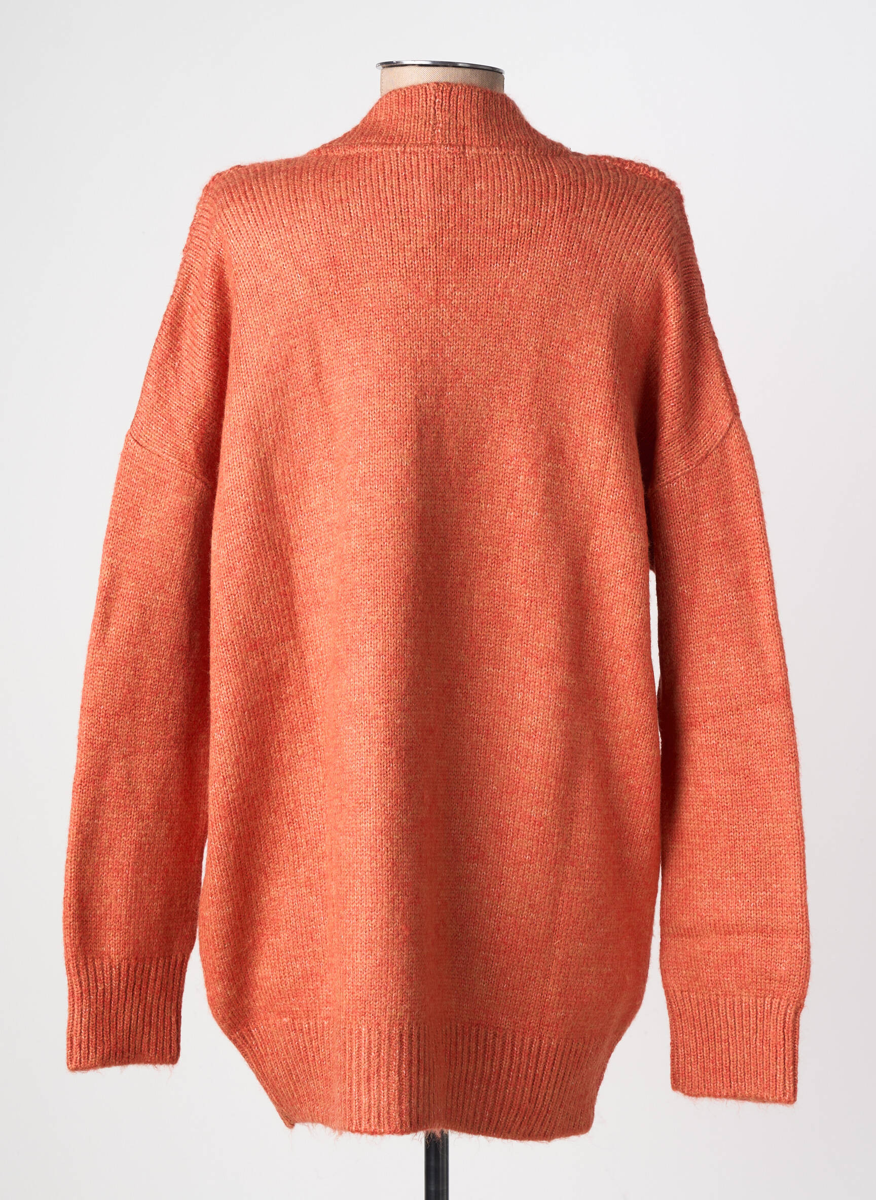 Gilet manches longues fermeture boutonnée sur le devant orange ESPRIT DE LA MER femme