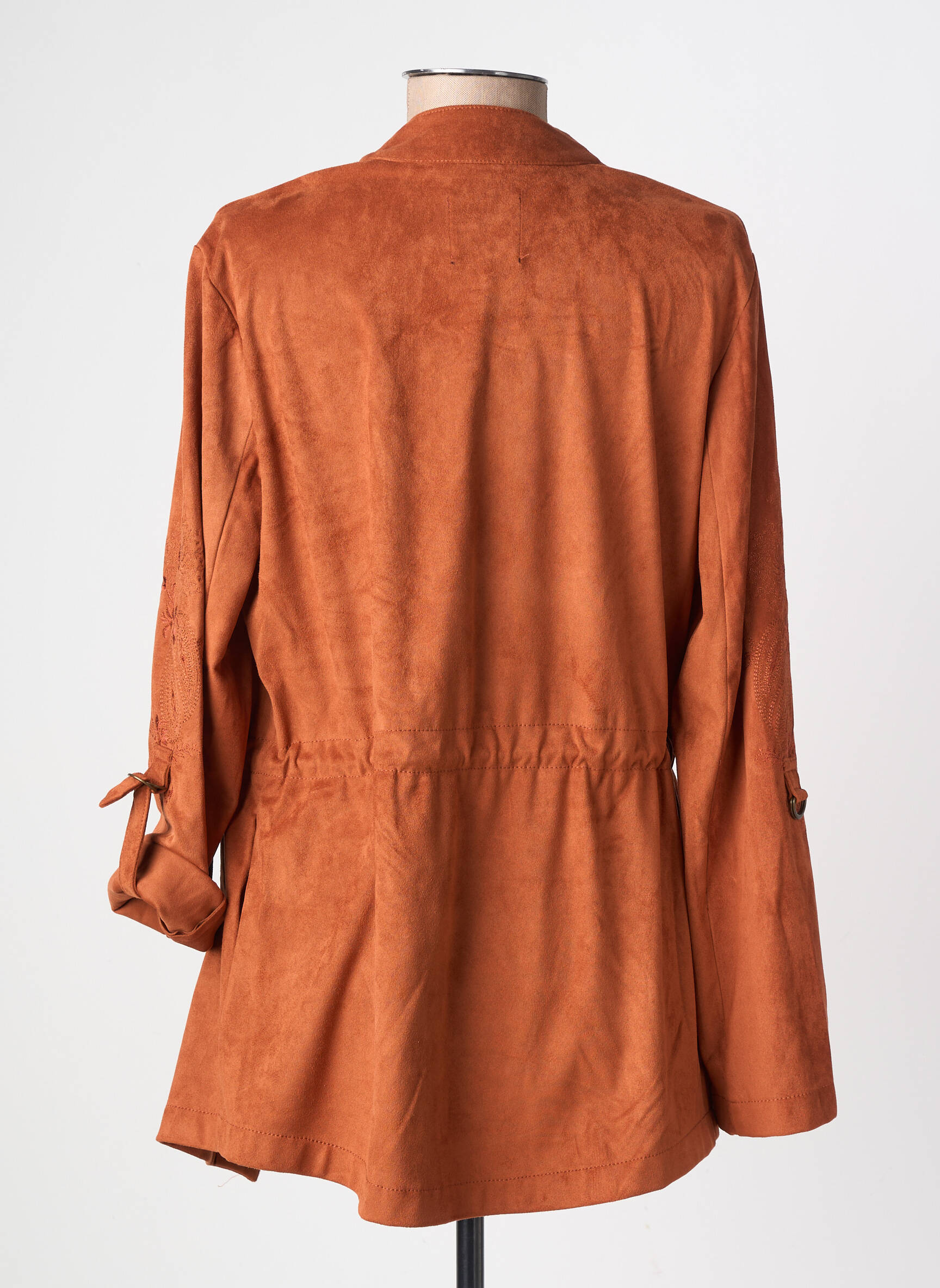 Veste casual coupe cintrée marron DESIGUAL femme