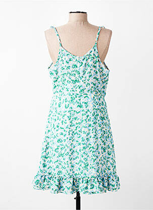 Robe mi-longue imprimé fantaisie fines bretelles vert MOLLY BRACKEN femme