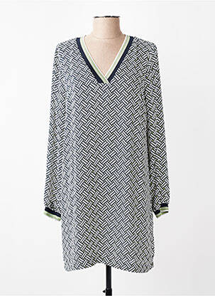 Robe courte manches longues manches longues bleu PEPE JEANS femme
