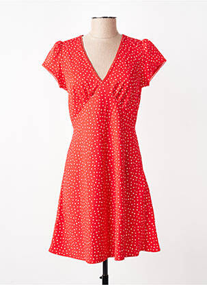 Robe courte manches courtes manches courtes rouge LEVI'S femme