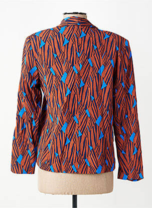 Blazer coupe cintrée marron RUE MAZARINE femme