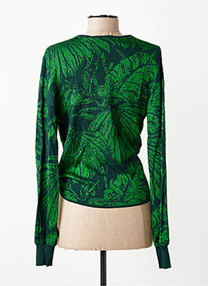 T-shirt imprimé fantaisie manches longues vert DESIGUAL femme
