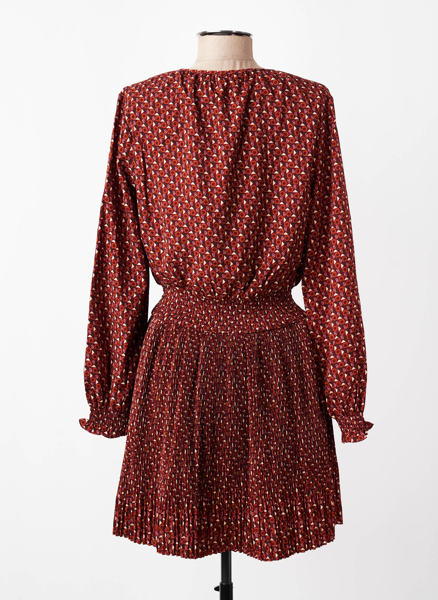 Robe courte manches longues manches longues violet PEPE JEANS femme