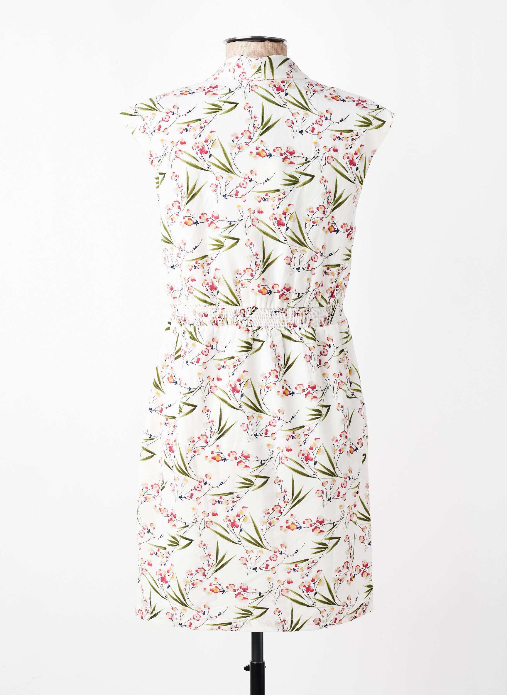 Robe courte manches courtes manches courtes blanc MOLLY BRACKEN femme