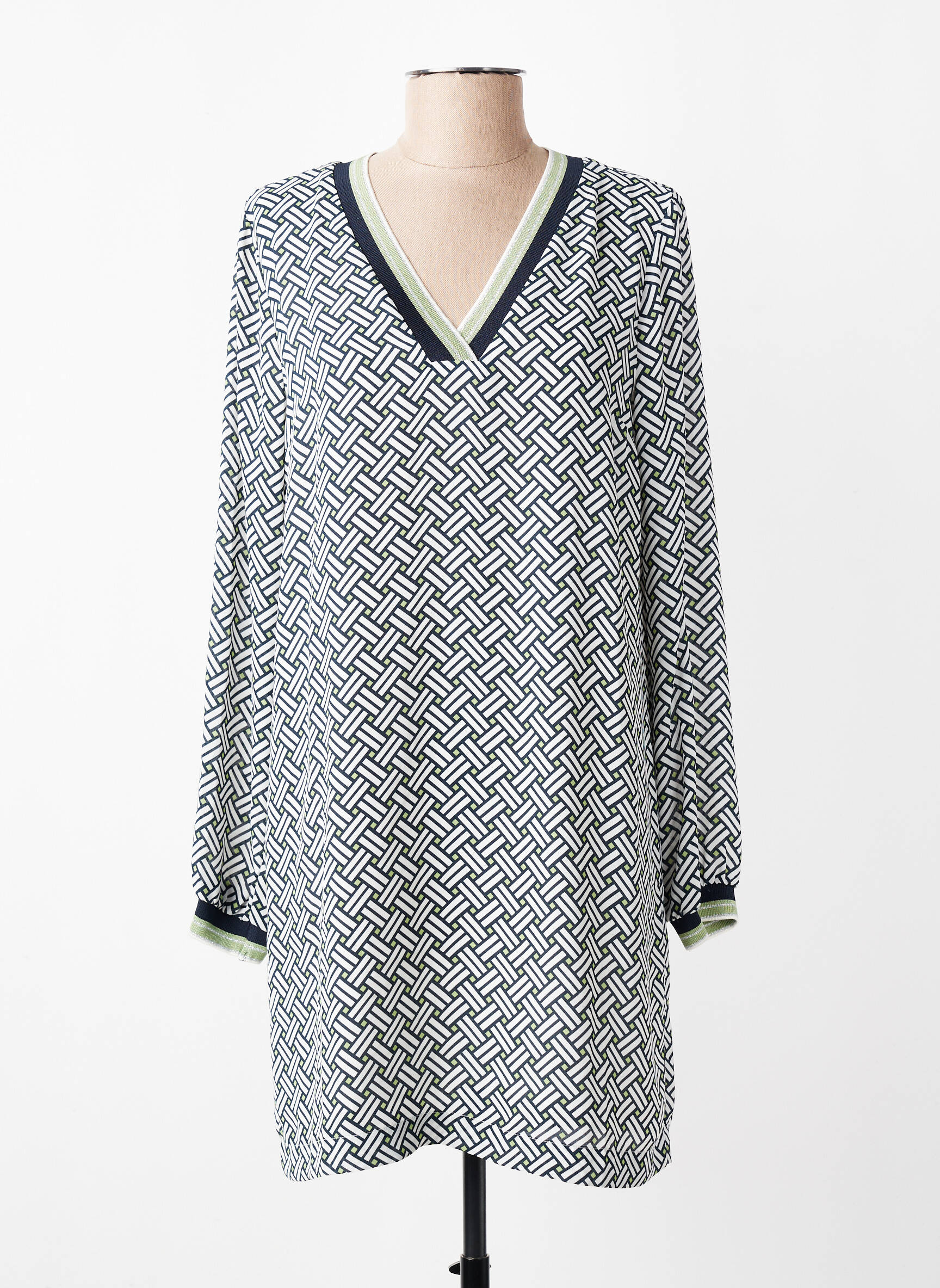 Robe courte manches longues manches longues bleu PEPE JEANS femme