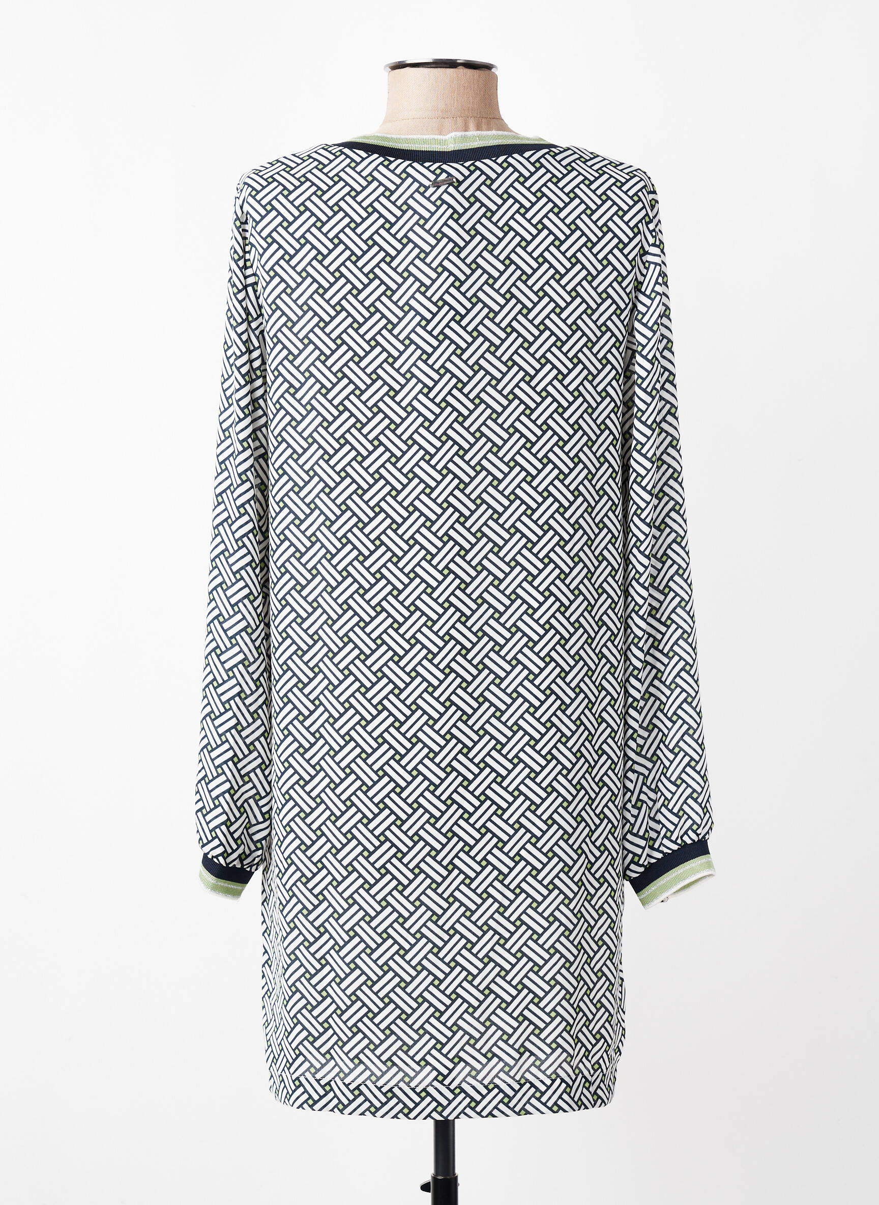 Robe courte manches longues manches longues bleu PEPE JEANS femme