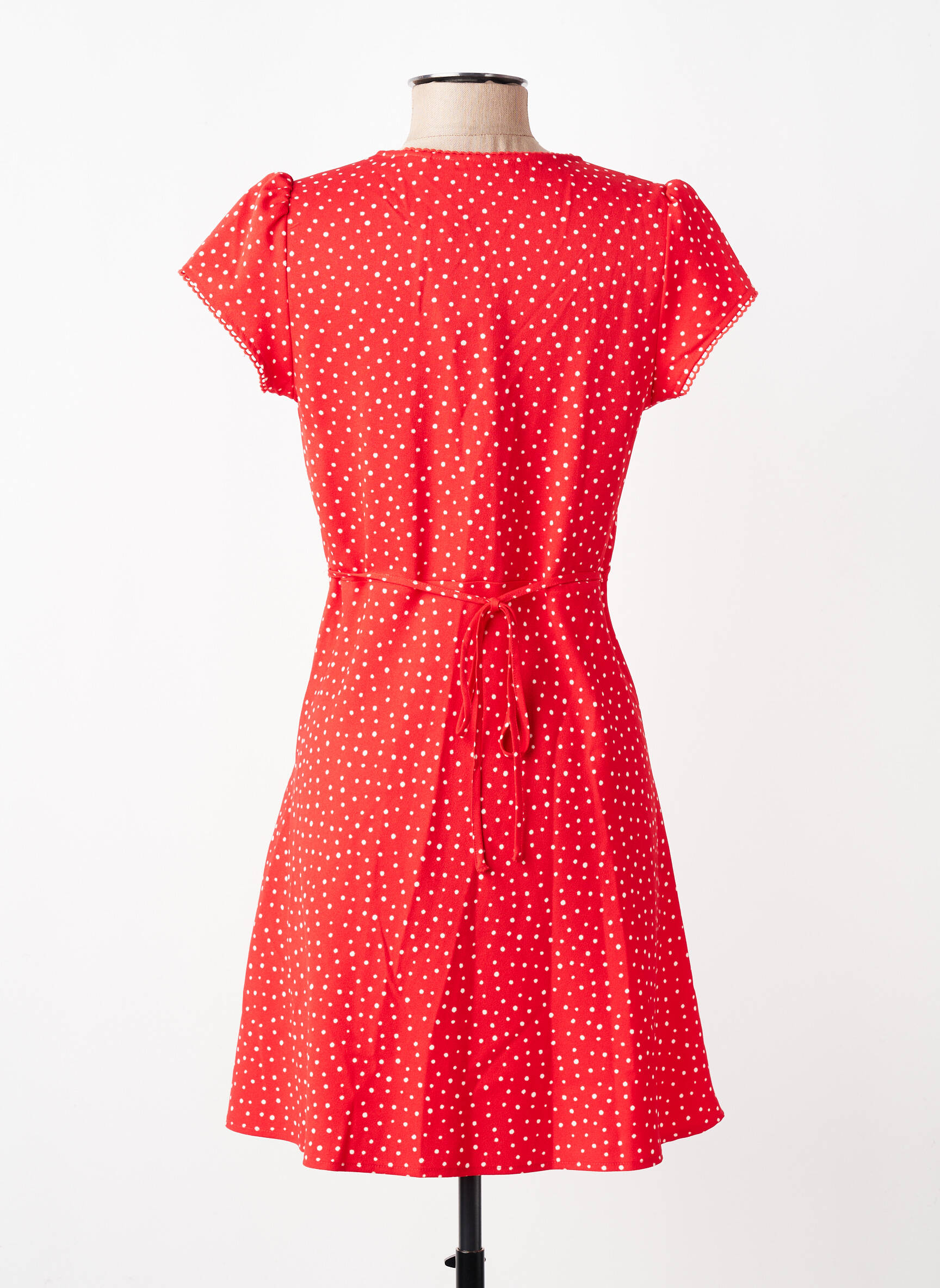 Robe courte manches courtes manches courtes rouge LEVI'S femme