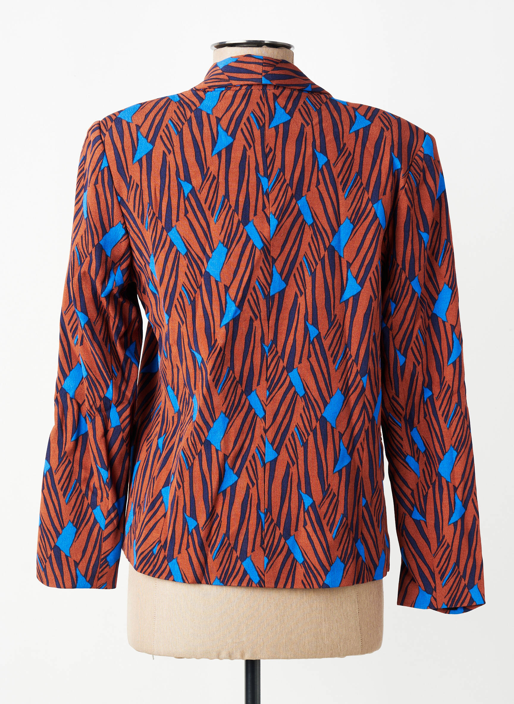 Blazer coupe cintrée marron RUE MAZARINE femme