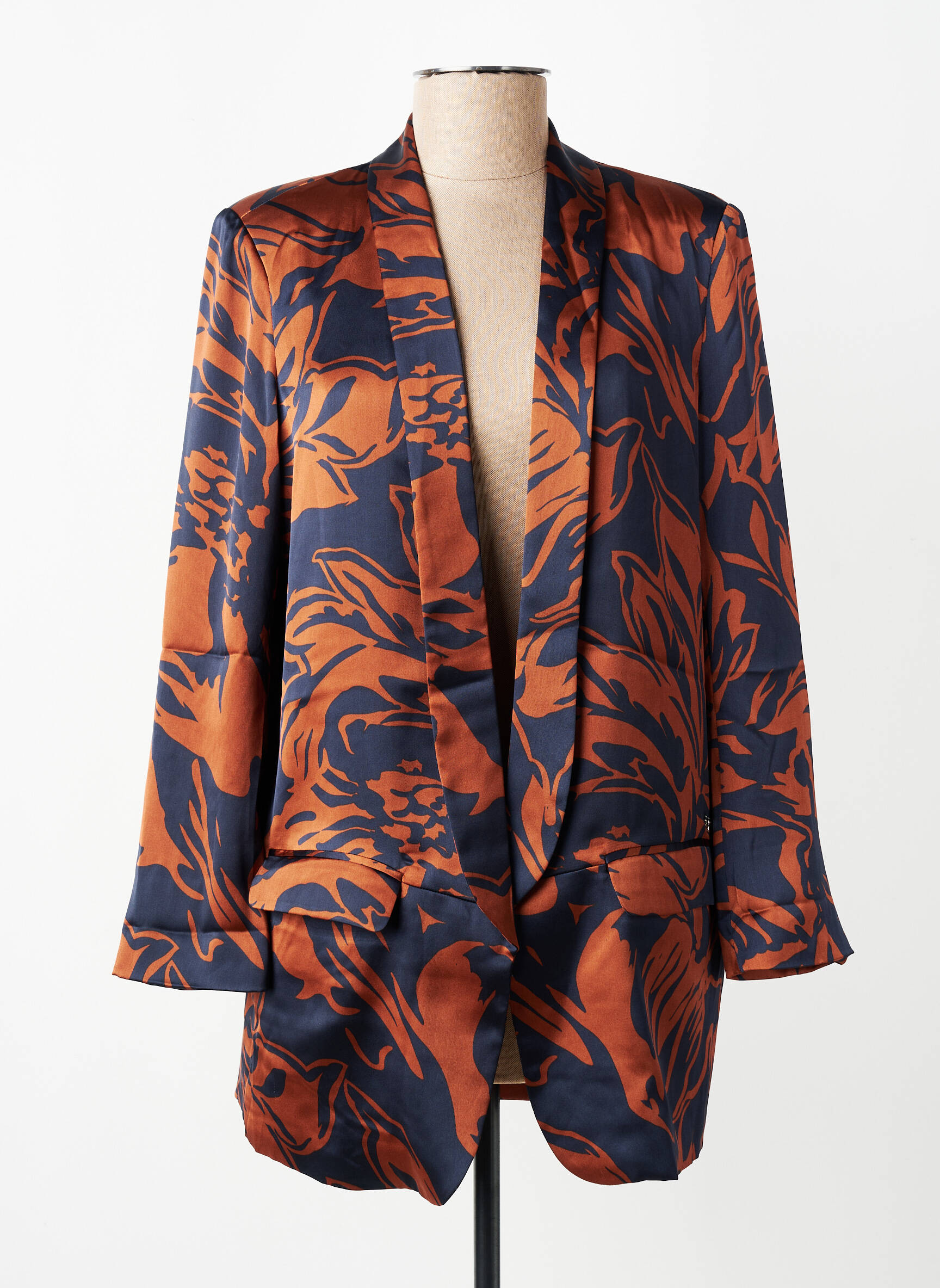 Veste casual coupe droite marron LPB LES PETITES BOMBES  femme