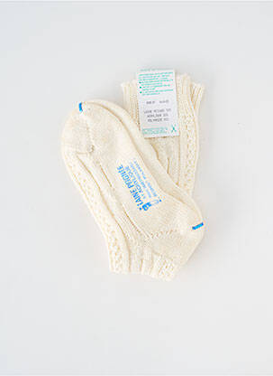 Chaussettes stretch beige PERRIN fille