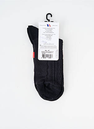 Chaussettes stretch noir PERRIN femme