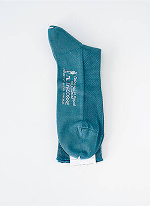 Chaussettes stretch bleu PERRIN homme