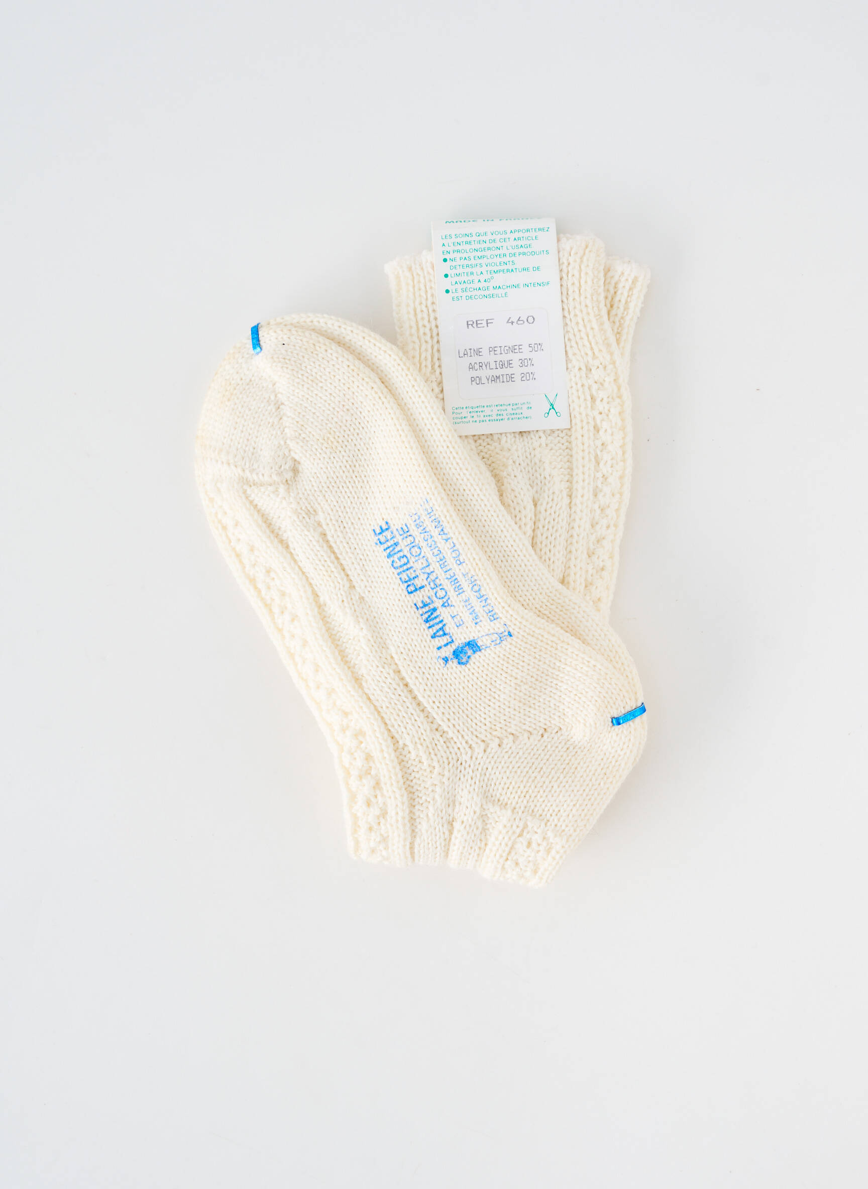 Chaussettes stretch beige PERRIN fille